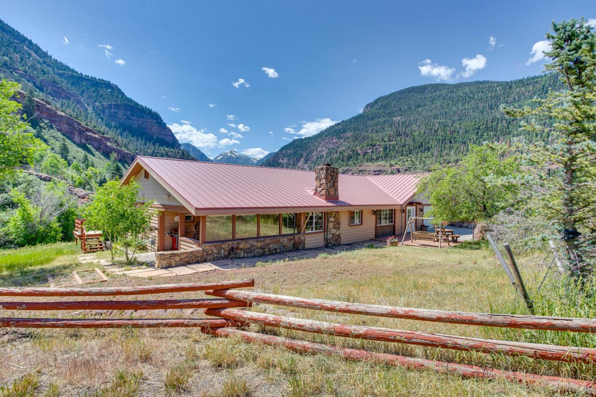 Beautiful Ouray Home With Patio - 3 Mi To Downtown! מראה חיצוני תמונה